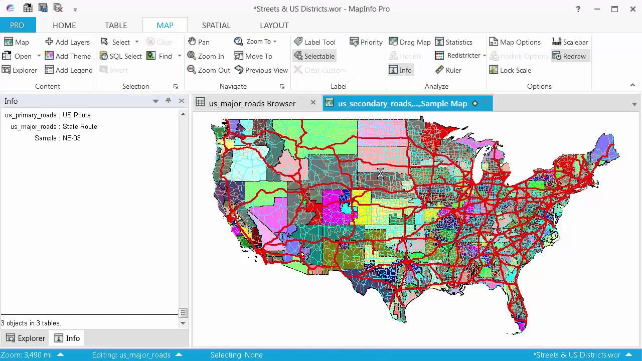 Map USA